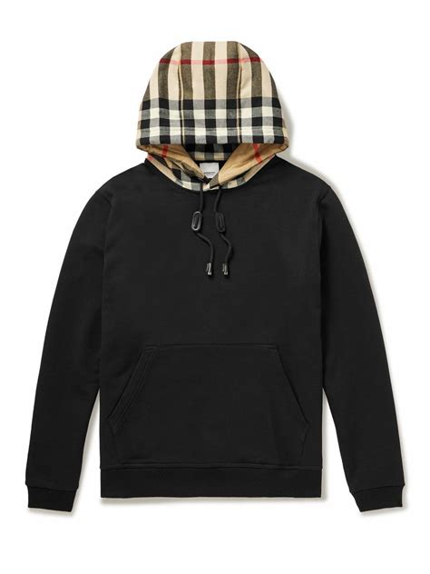 leave the hoodie black burberry